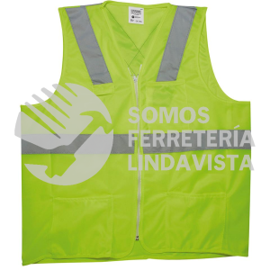 USCH63 CHALECO DE SEGURIDAD DE ALTA VISIBILIDAD VERDE EG URREA