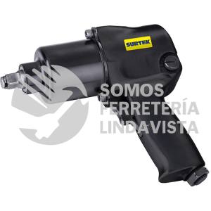 PI612 PISTOLA DE IMPACTO NEUMATICA CUADRO DE 1/2" 360 FT-LB SISTEMA TWIN HAMMER SURTEK