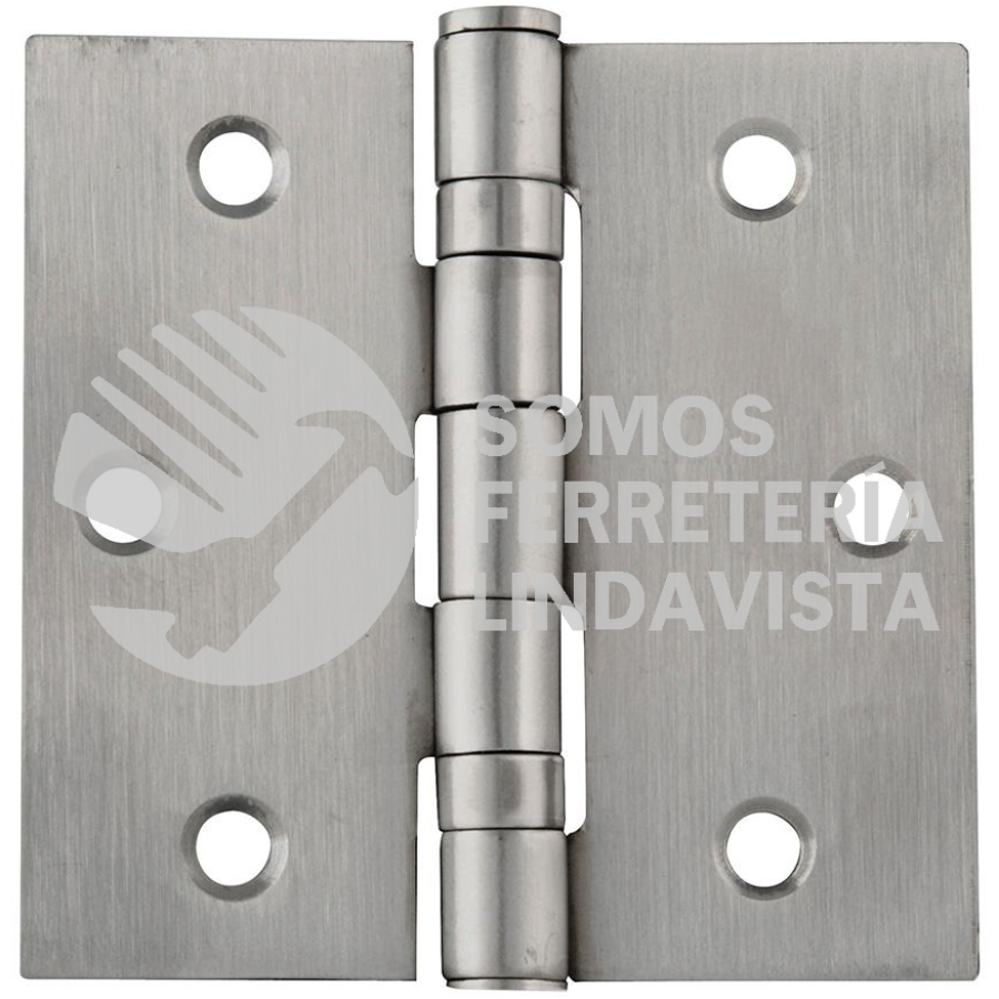 BICS40 BISAGRA CUADRADA DE ACERO INOXIDABLE 4" X 4" PROFORZA
