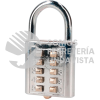 C27C40 CANDADO DE COMBINACION DIGITAL, CROMO BRILLANTE, 40 MM LOCK