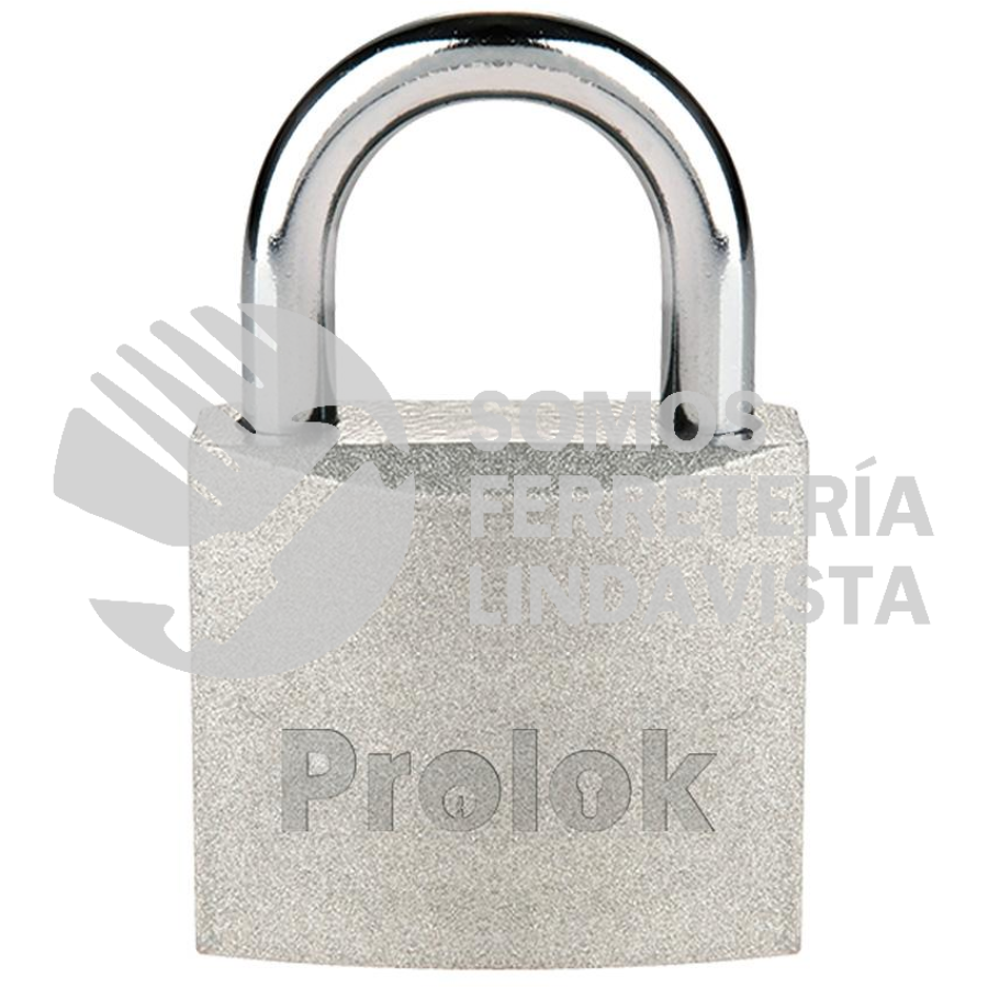 P22S45 CANDADO DE ACERO CORTO 45 MM, LLAVE ESTANDAR, EN CAJA PROLOK