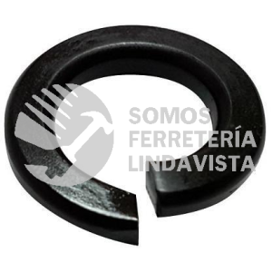 17047 ARANDELA RONDANA DE PRESION NEGRA DE 1/2" NACIONAL
