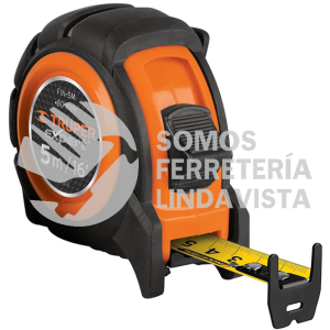 12694 FIN-5M FLEXOMETRO INDUSTRIAL CONTRA IMPACTOS 5 M CINTA 19 MM TRUPER