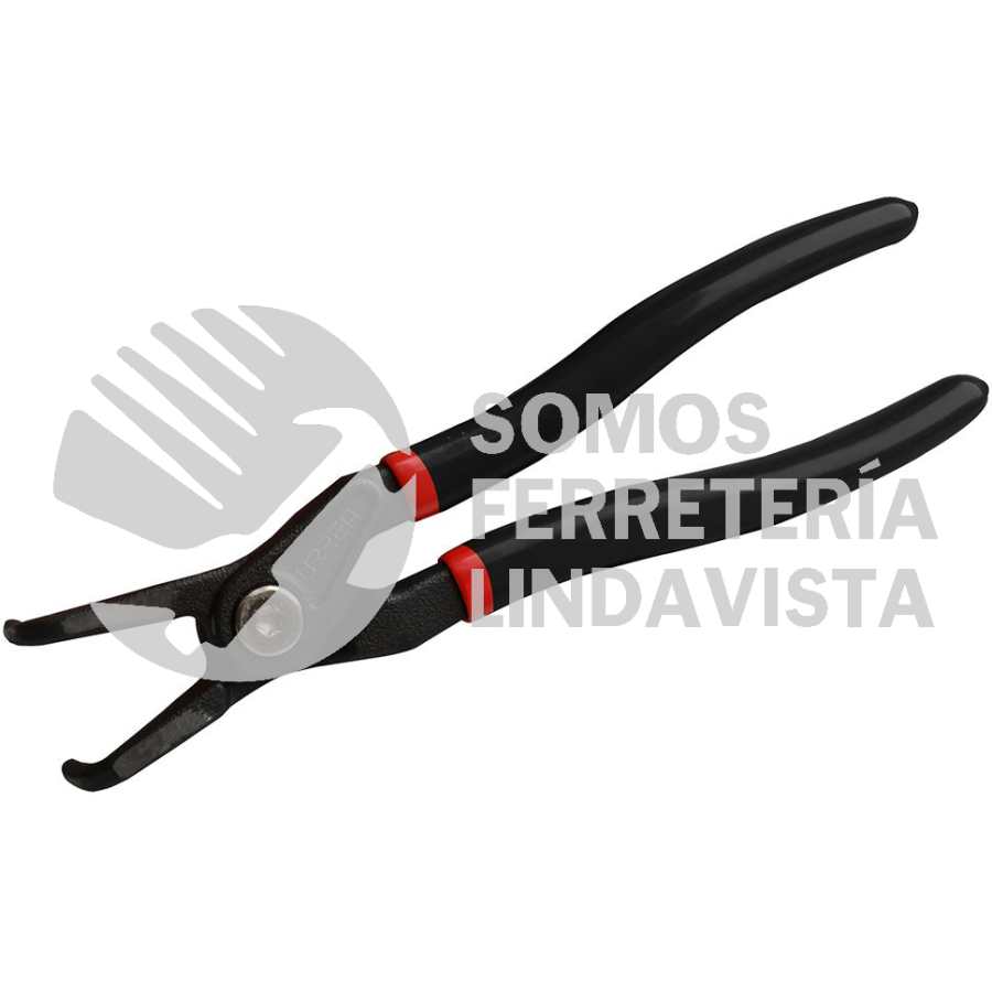 367G PINZA CON MANGO DE VINIL PARA ANILLOS DE RETENCION FORJADAS TIPO INTERNO ANGULO DE 9GRADOSURREA