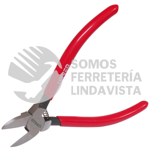 211G PINZA CON MANGO RUBBER GRIP CORTE AL RAS PARA PLASTICO Y MATERIALES NO FERROSO 5" URREA