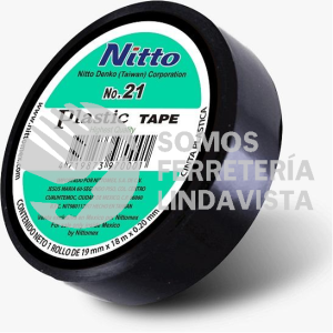 02091GD No 21 CINTA DE AISLAR PLASTICA NEGRO 19 MM X 18 M NITTO