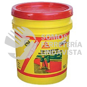 432435 ACRIL TECHO POWER 6 AÑOS ROJO 19 L SIKA