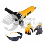 DWE4020SI MINI ESMERILADORA ANGULAR 4-1/2" 800W + ACCS DEWALT