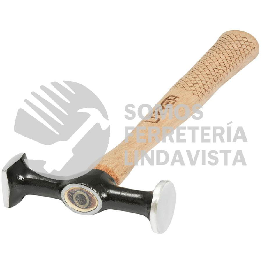 1424 MARTILLO DE LAMINERO 12" MANGO DE MADERA, PARA ACABADOS LISOS URREA
