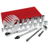 5200CL JUEGO DE DADOS Y ACCESORIOS CUADRO DE 3/8" EN PULGADAS, 25 PIEZAS URREA