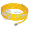 MANGUERA143 MANGUERA DE PVC PARA COMPRESORA ENSAMBLADA CON CONEXION HEMBRA 1/4 10MTS FRASA