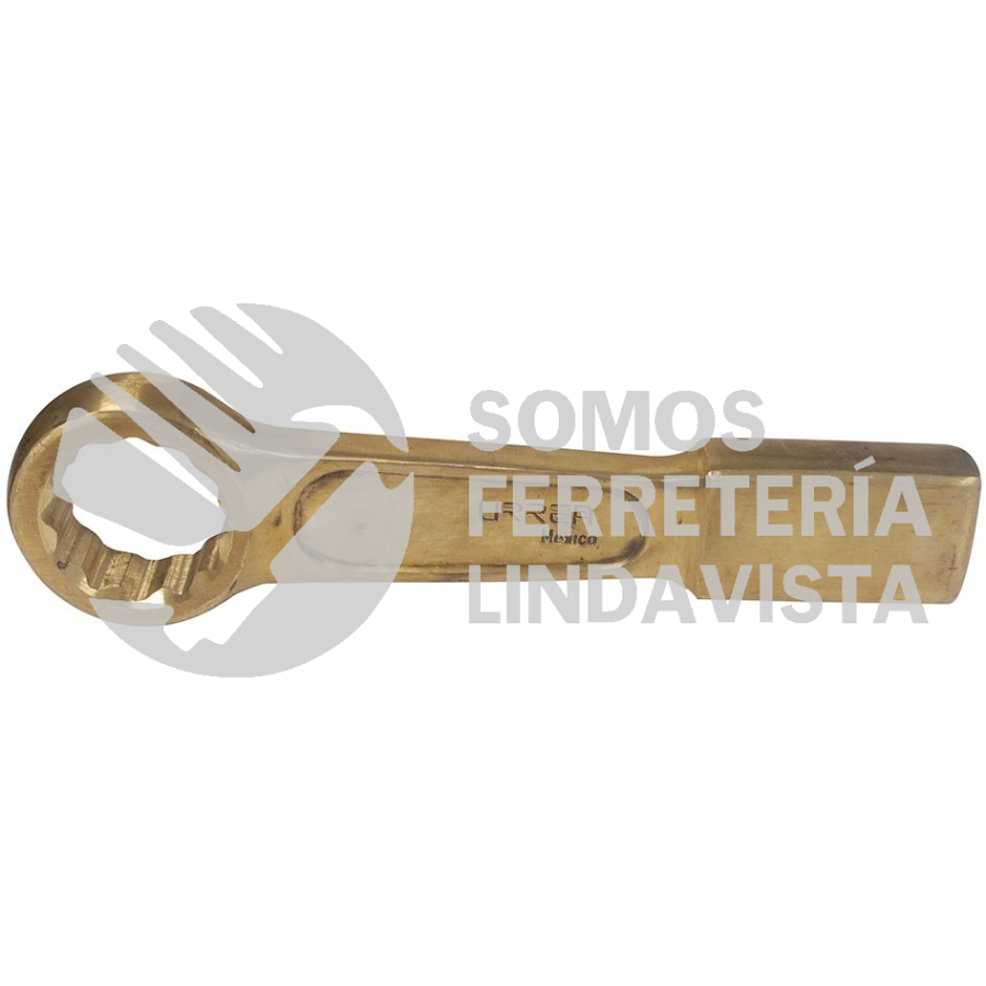 UH2727SW LLAVE DE GOLPE PLANA DE BRONCE-ALUMINIO ANTICHISPA EN PULGADAS, 12 PUNTAS, 1-11/16" URREA