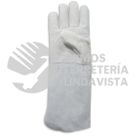 GCURL-2 GUANTES DE CARNAZA USO RUDO TRABAJO PESADO LARGOS MIKELS