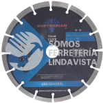 1523 DISCO DE DIAMANTE AZUL SEGMENTADO USO GENERAL (9"X0 102"X7/8") AUSTRODIAM AUSTROMEX