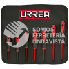 9700BA JUEGO DE 7 DESTORNILLADORES CON MANGO BIMATERIAL 1000 V, COMBINADOS URREA