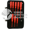 J9700V JUEGO DE 8 DESTORNILLADORES ROJOS 1000 V, COMBINADOS URREA
