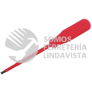 9713A DESTORNILLADOR ROJO 1000 V, PUNTA PLANA 1/8" X 3" URREA