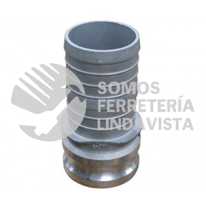 400-E ACOPLE PARA MANGUERA CONEXION RAPIDA DE ALUMINIO 4" CON ESPIGA "E" USALOK