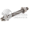 ESP1-4 VARILLA ROSCADA ESPARRAGO DE 1/4" X 10"  CON 2 TUERCAS NACIONAL