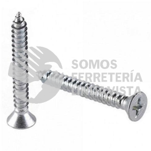 PP10025 PIJA FIJADORA PLANA GALVANIZADA PUNTA AB #10 X 1" NACIONAL
