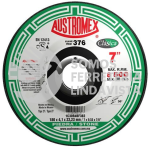 376 DISCO CON CENTRO DEPRIMIDO PARA DESBASTE DE PIEDRA CLASICA TIPO 27 GRANO 30 (7"X5/32"X7/8") AUSTROMEX