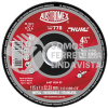 778 DISCO DE CORTE PLANO SUPER DELGADO PARA METAL HUM TIPO 41 GRANO 46 (4-1/2"X3/64"X7/8") AUSTROMEX