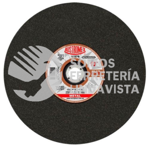 576 DISCO PARA PRUEBAS METALOGRAFICAS SUAVE TIPO 41 GRANO 54 (10"X1/16"X1-1/4") AUSTROMEX