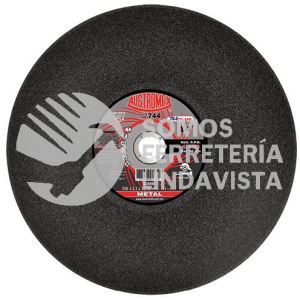 744 DISCO PARA CORTE DE METAL SOLIDOS HUM TIPO 41 GRANO 30 (14"X1/8"X1") AUSTROMEX