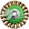 1571 CEPILLO CIRCULAR DE ALAMBRE TRENZADO-LATON ANTICHISPA (4"X0 016"XMR) TENAZIT