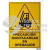 SES30 SEÑAL "PRECAUCION MONTACARGAS EN OPERACION" SURTEK