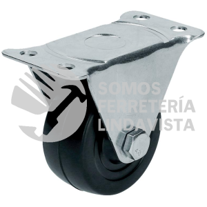 RH5F RODAJA DE HULE FIJA 2" SURTEK