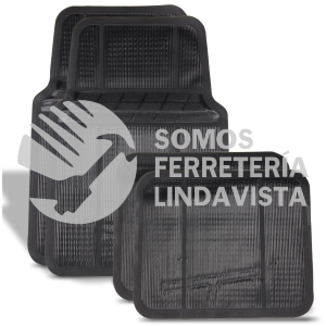 TC-2 TAPETES PARA AUTO DE PVC NEGROS MIKELS