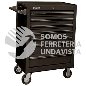 X27M7N GABINETE MOVIL 7 GAVETAS 27" NEGRO SERIE X URREA