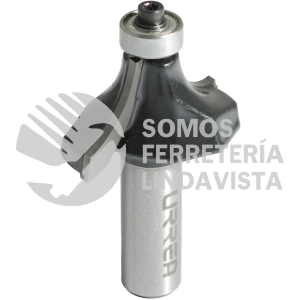 BR1419 BROCA PARA ROUTERDE ACERO REDONDEADORA CON BALERO 1" ZANCO DE 1/4" URREA