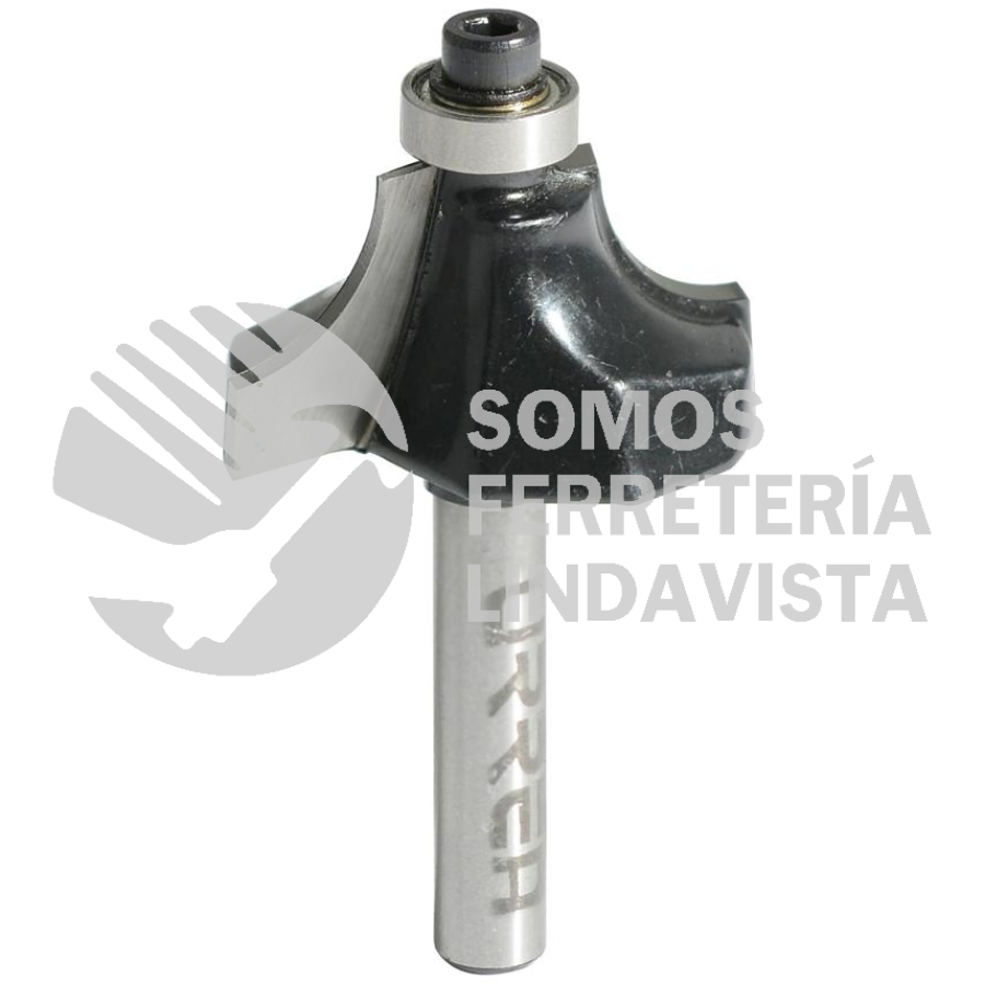 BR1418 BROCA PARA ROUTER DE ACERO REDONDEADORA DE MOLDADURA CON BALERO 1-1/2" ZANCO DE 1/4" URREA
