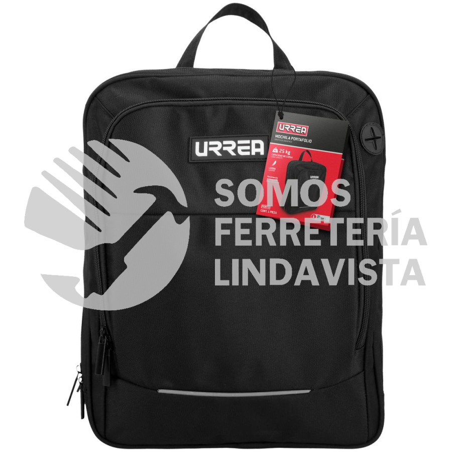 PORTU MOCHILA PORTAFOLIO COMPARTIMIENTO ACOLCHONADO PARA LAPTOP Y SALIDA PARA AUDIFONOS URREA
