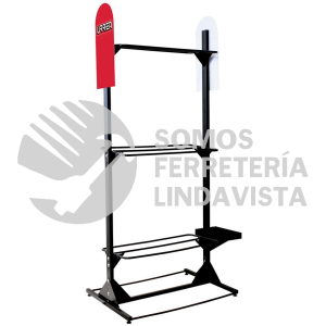 RPODVER EXHIBIDOR DE PISO VERTICAL PARA 3 PODADORAS Y ACCESORIOS 86.5 X 60 X 193 CM SURTEK