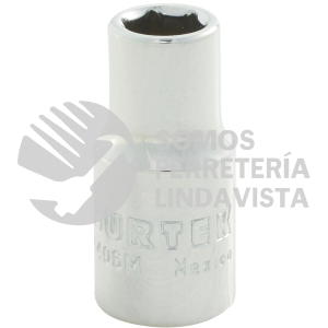 4406M DADO METRICO CUADRO DE 1/4", 6 PUNTAS, 6 MM SURTEK
