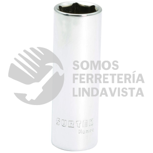 F4410HLM DADO LARGO METRICO CUADRO DE 1/4", 6 PUNTAS, 10 MM SURTEK