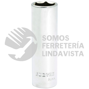 F5815HLM DADO LARGO METRICO CUADRO DE 1/2", 6 PUNTAS, 15 MM SURTEK