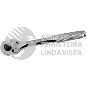 F5150 MATRACA DOBLE PARA DADOS CUADRO DE 1/4" Y 3/8", CABEZA TIPO PERA, MANGO MOLETEADO SURTEK