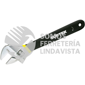 508P LLAVE AJUSTABLE CROMADA CON MANGO GRIP DE PLASTISOL 8" SURTEK