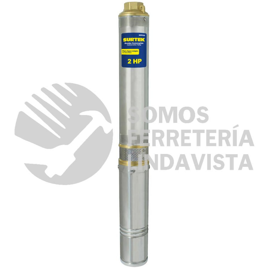 BSP620 BOMBA SUMERGIBLE PARA POZOS PROFUNDOS 2 HP 127 V SURTEK