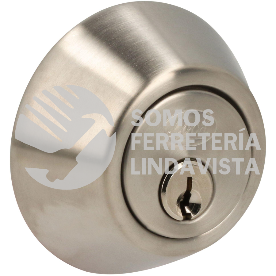 10CB COMBO DE POMO BOLA FUNCION DOBLE, ACERO INOXIDABLE, LLAVE ESTANDAR, BLISTER LOCK