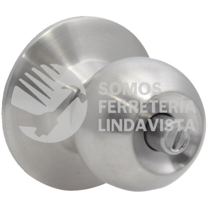 11POP POMO CILINDRICO BOLA FUNCION RECAMARA, ACERO INOXIDABLE, LLAVE ESTANDAR, BLISTER PROLOK
