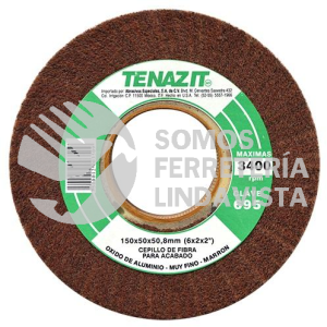 695 CEPILLO DE FIBRA (6"X2"X2") TENAZIT