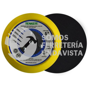 793 RESPALDO PARA DISCOS AUTOADHERIBLES 5" VELCRO (5"X5/16"-24) TENAZIT