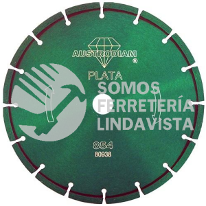 854 DISCO DE DIAMANTE VERDE SEGMENTADO GRANITO (9"X0 102"X7/8") AUSTRODIAM AUSTROMEX