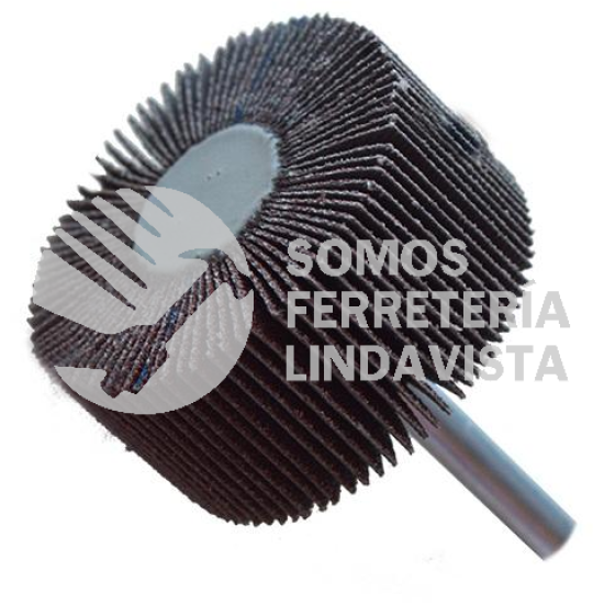 915 RUEDA FLAP CON VASTAGO GRANO 60 (2"X1"X1/4") TENAZIT