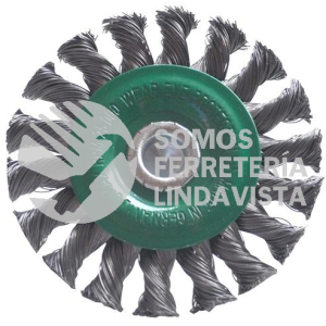 995 CEPILLO CIRCULAR DE ALAMBRE TRENZADO (3"X0 014"X1/4") TENAZIT